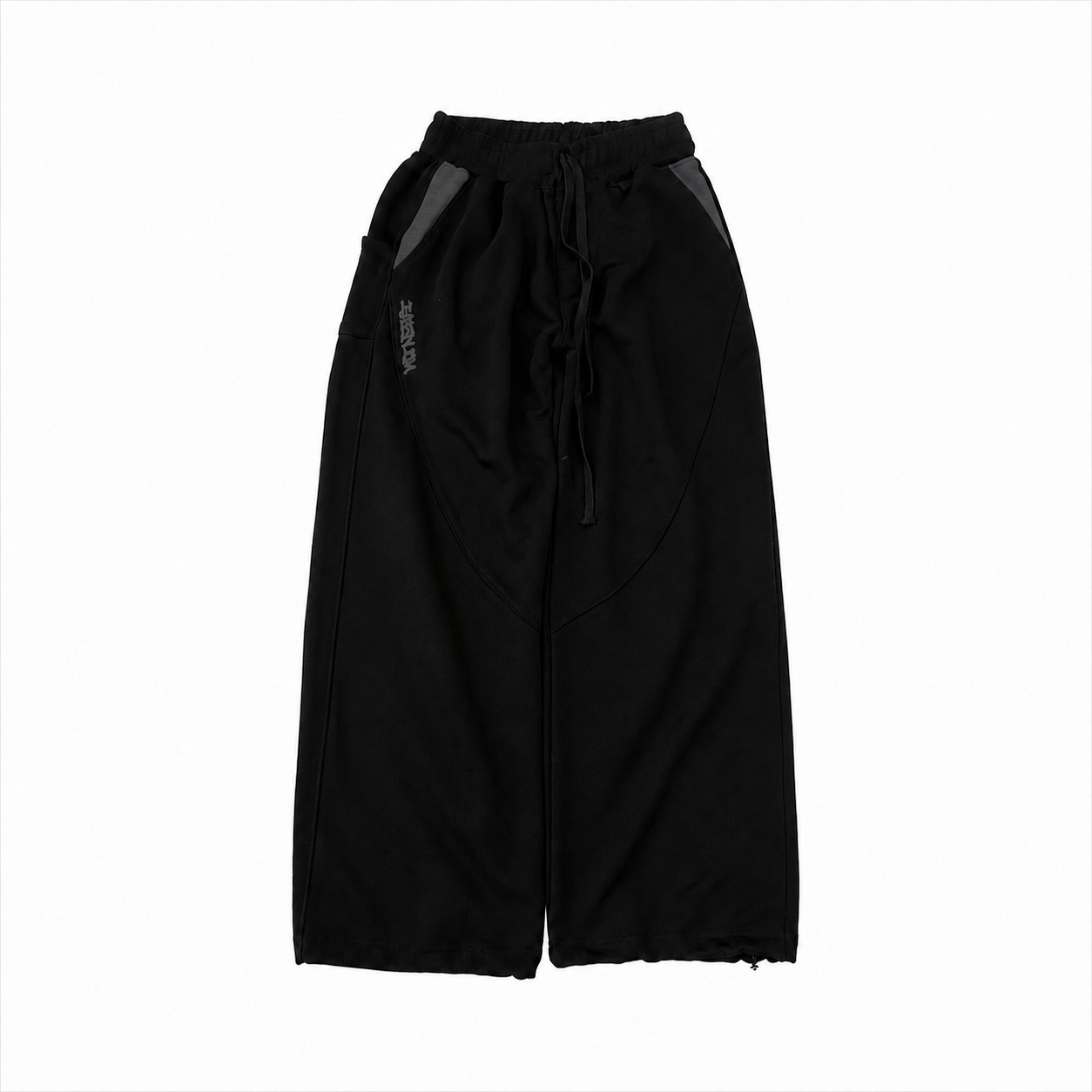 LATENUOM SHADOW BAGGY PANTS Gray