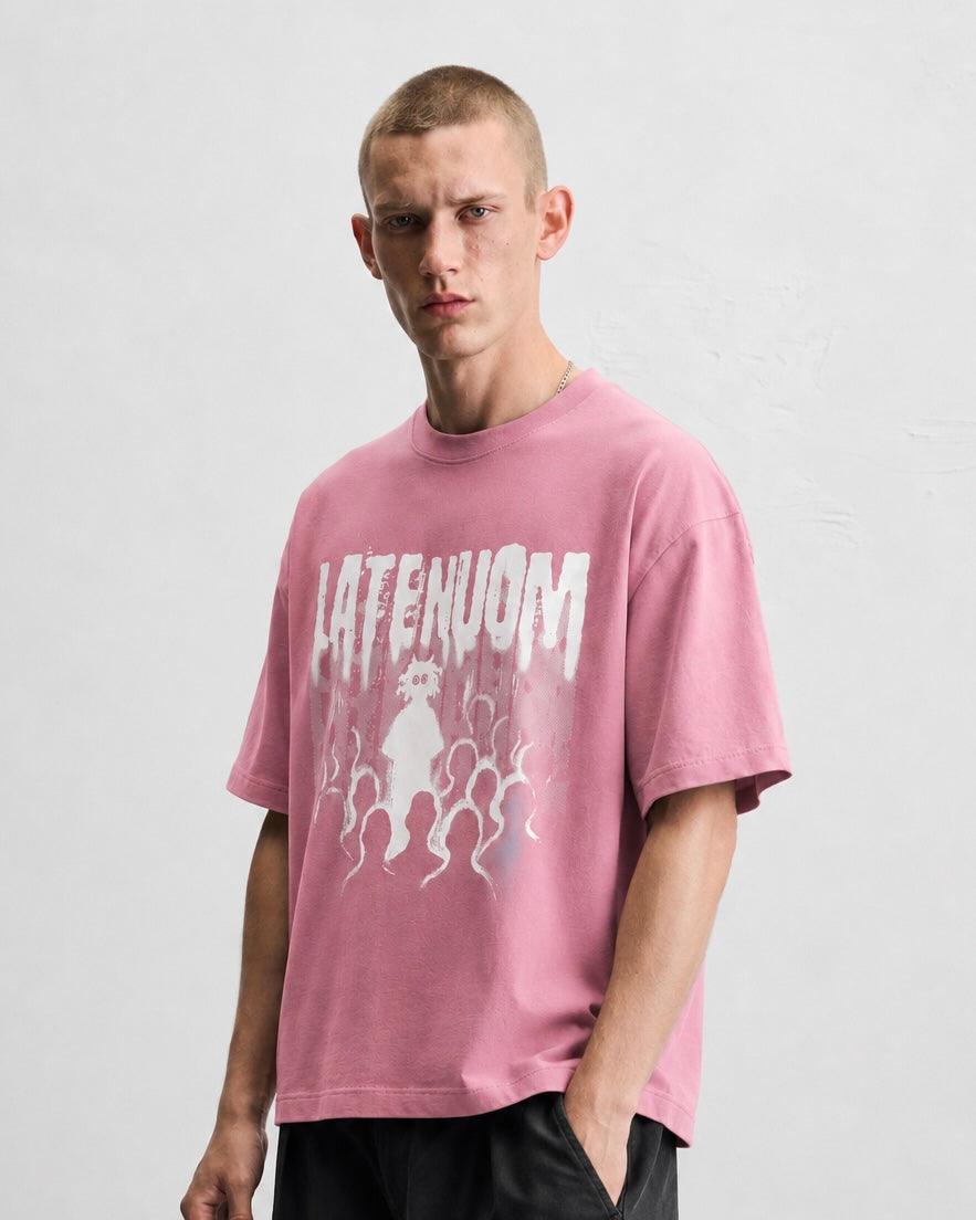 LATENOOM – Lost in the Crowd Pink (Box Fit )