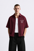LATENUOM ELEVATE Box Fit Shirt Burgundy