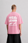 LATENUOM Motion Tee pink  (Box fit )