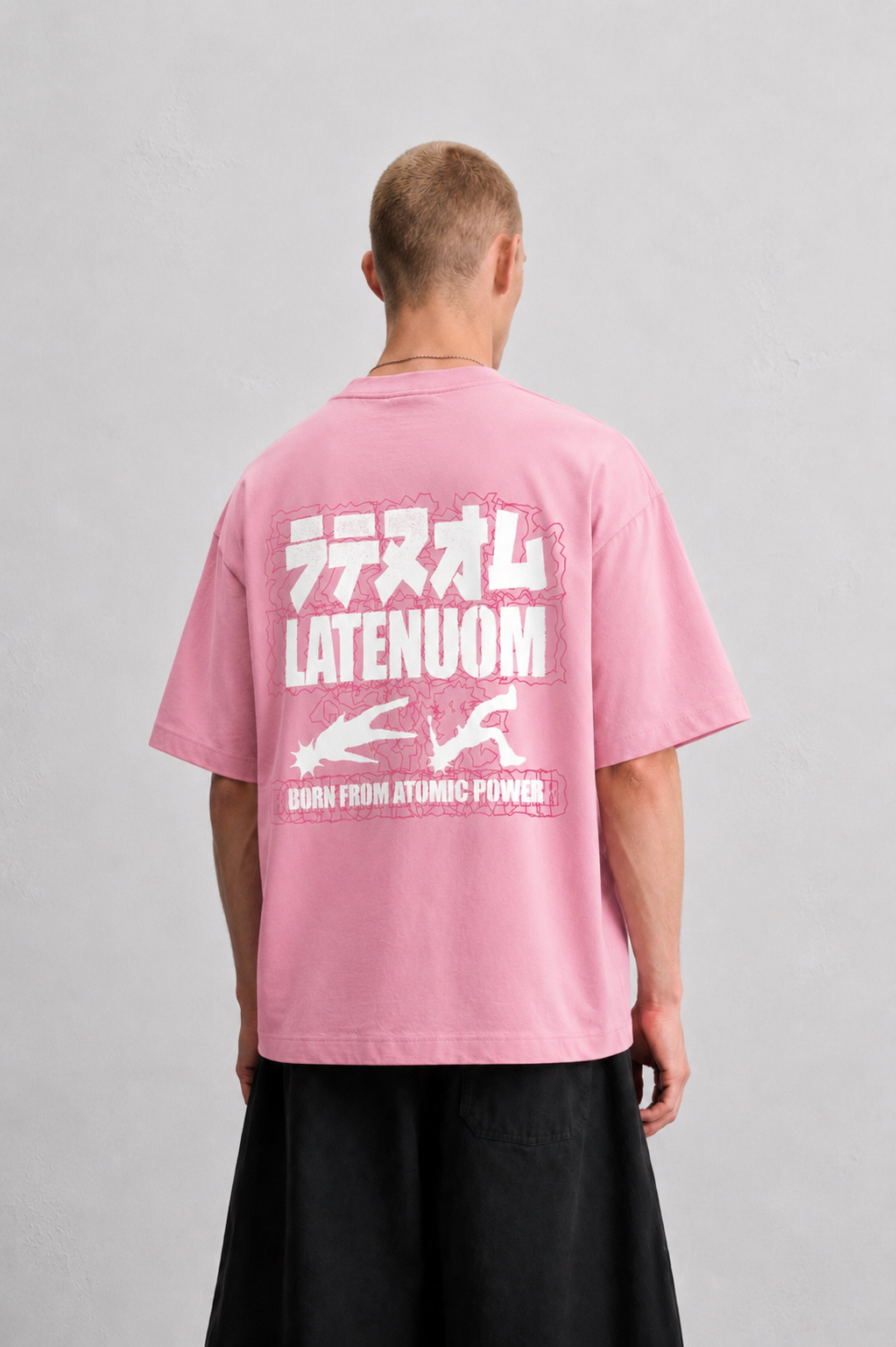LATENUOM Motion Tee pink  (Box fit )