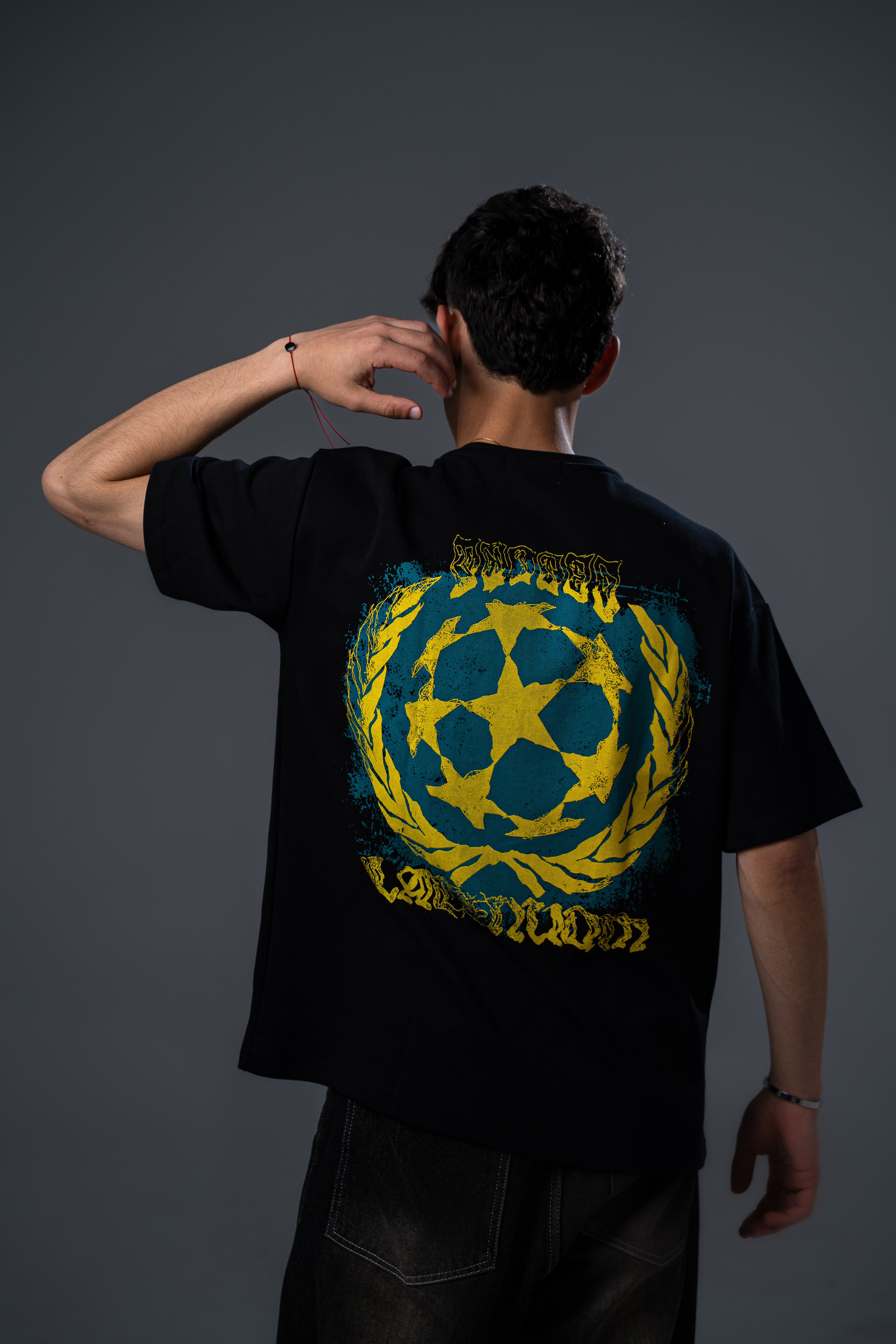 TEES LATENUOM Wheat Stars Black