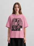 Tee  Archive shadow Pink (Box Fit)