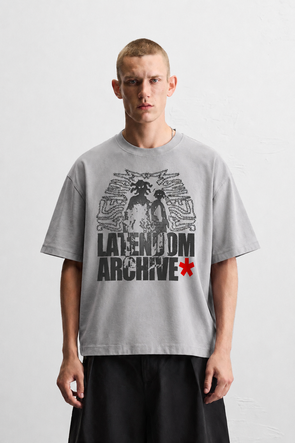 Tee  Archive shadow Gray (Box Fit)