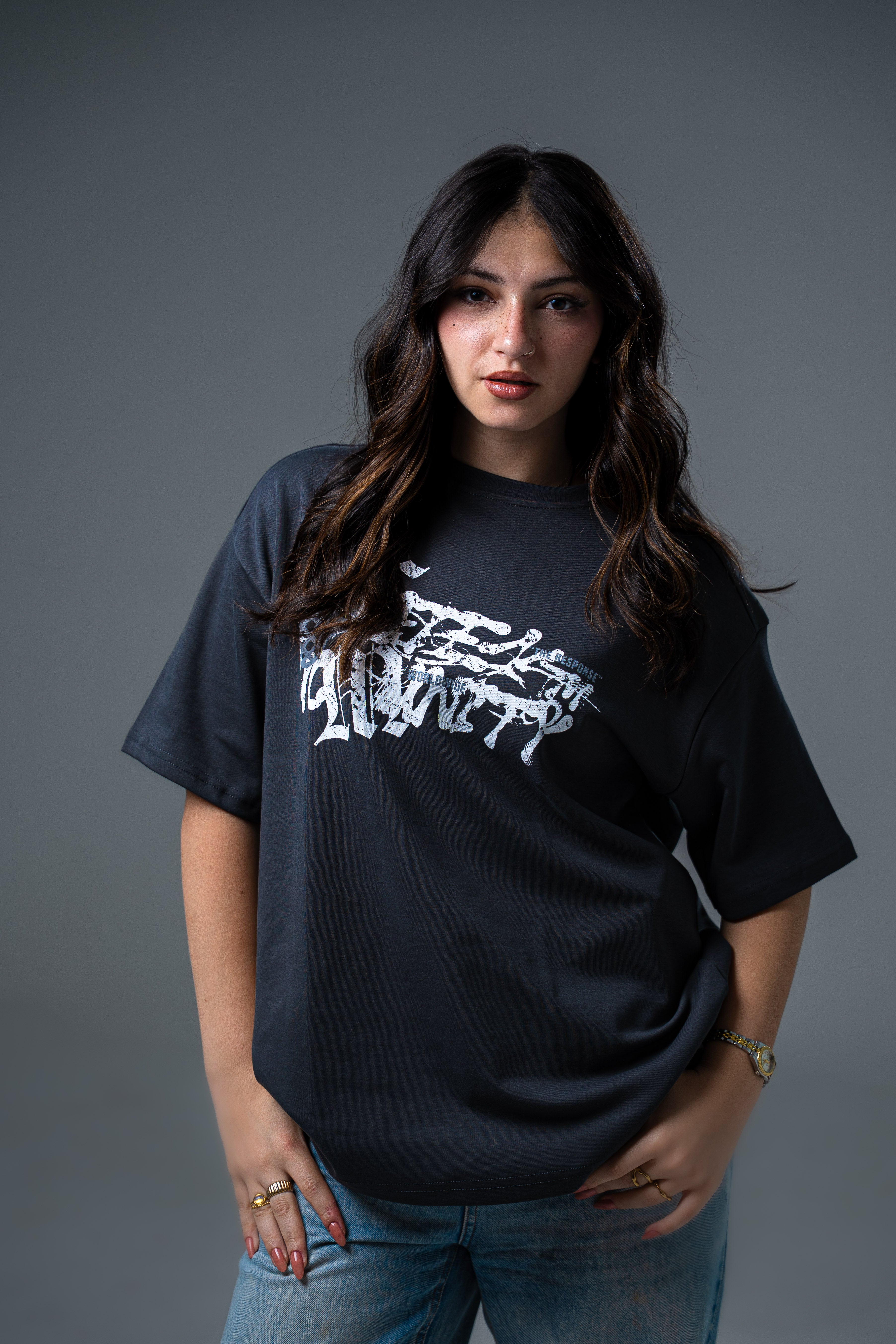 The "Hell’s Roll" Oversized Graphic Tee