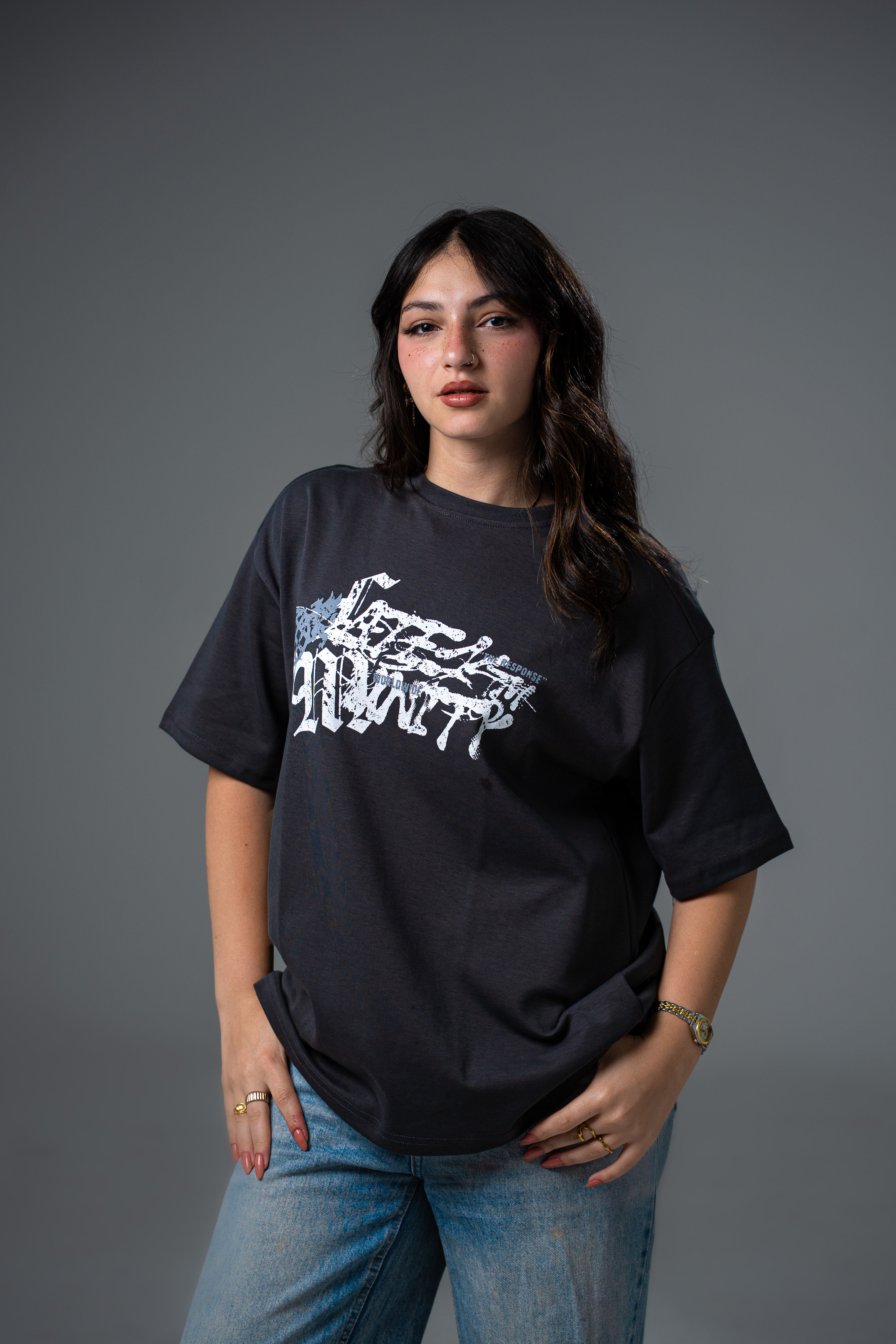 The "Hell’s Roll" Oversized Graphic Tee