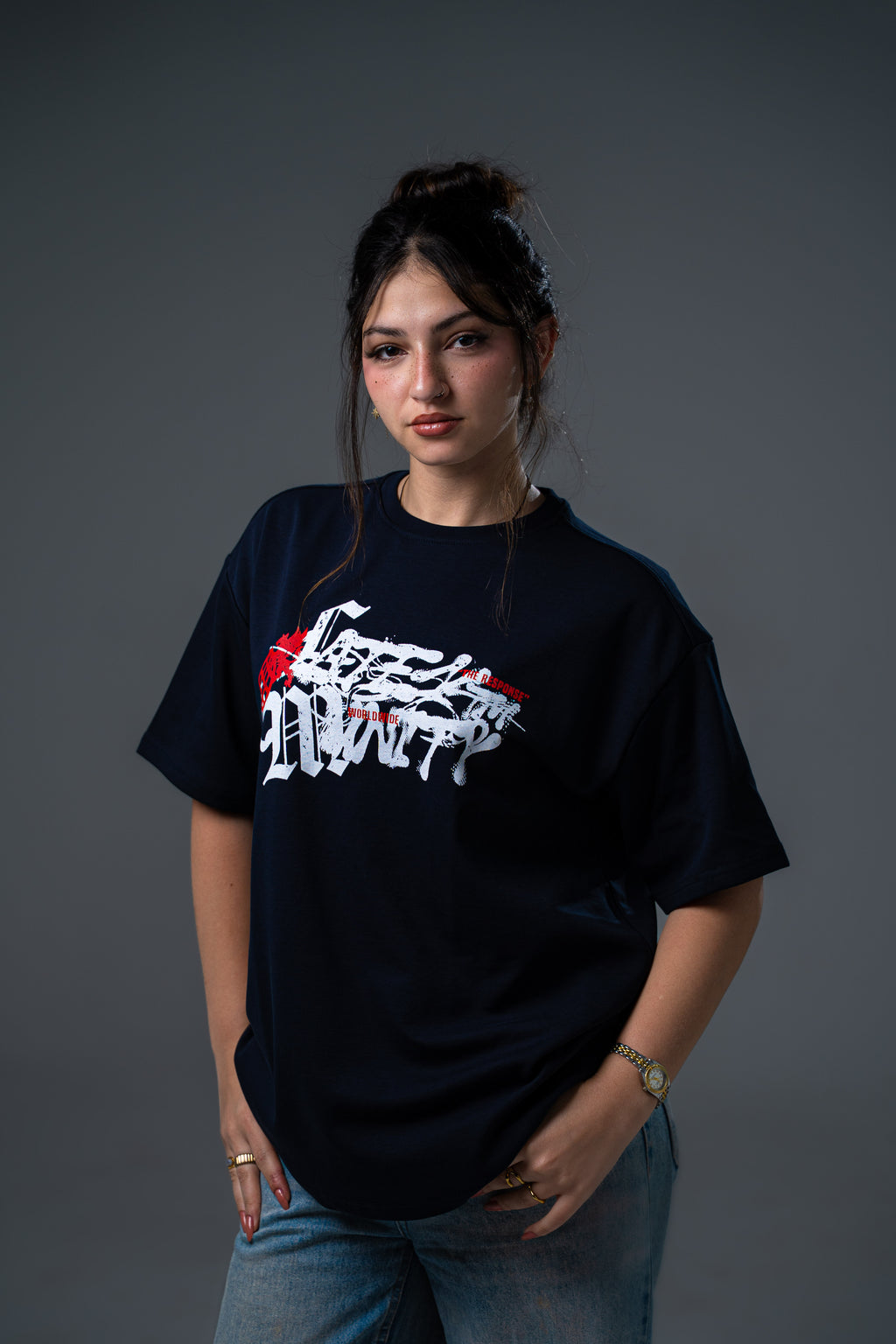 The "Hell’s Roll" Oversized Graphic Tee