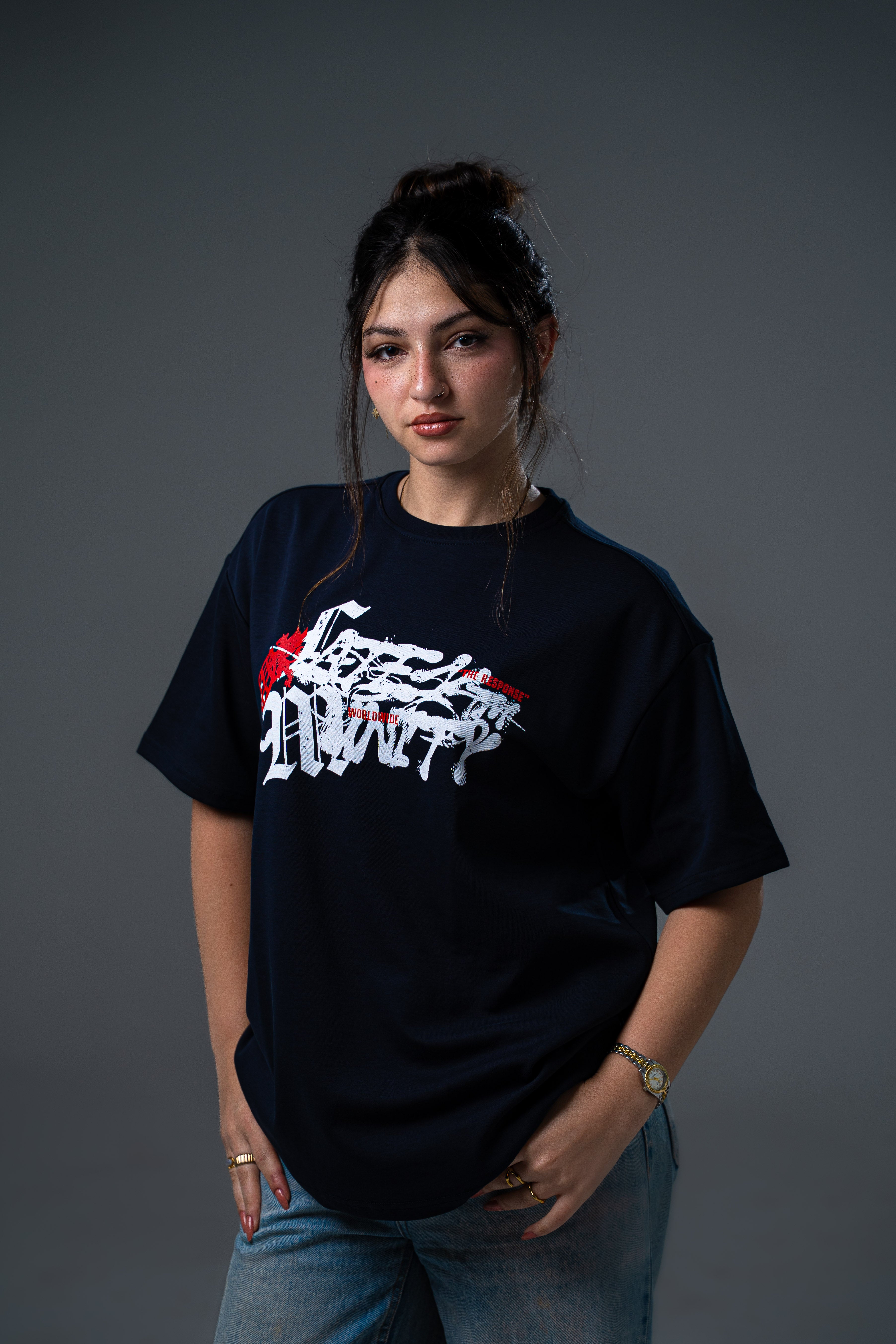 The "Hell’s Roll" Oversized Graphic Tee