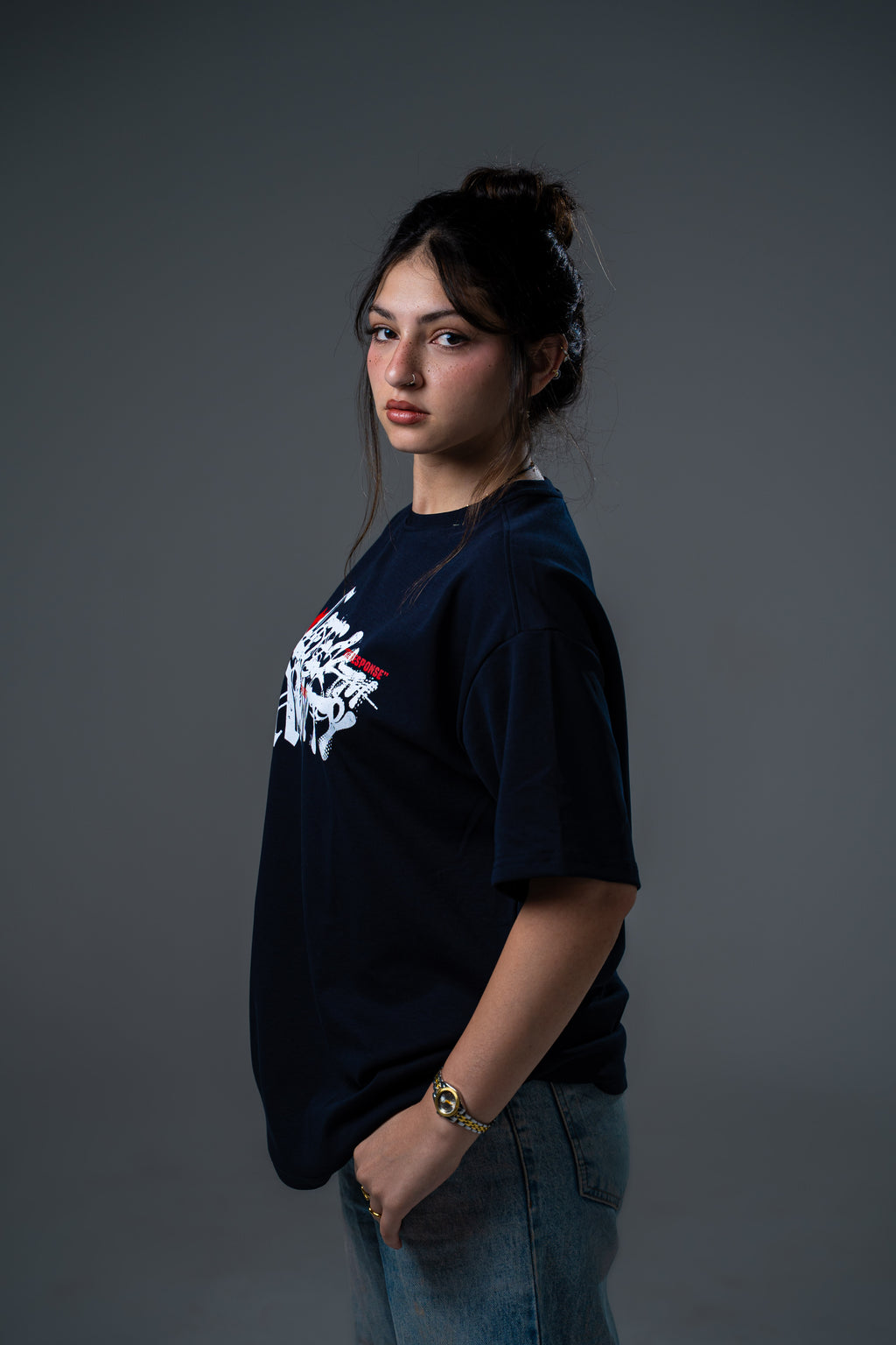 The "Hell’s Roll" Oversized Graphic Tee