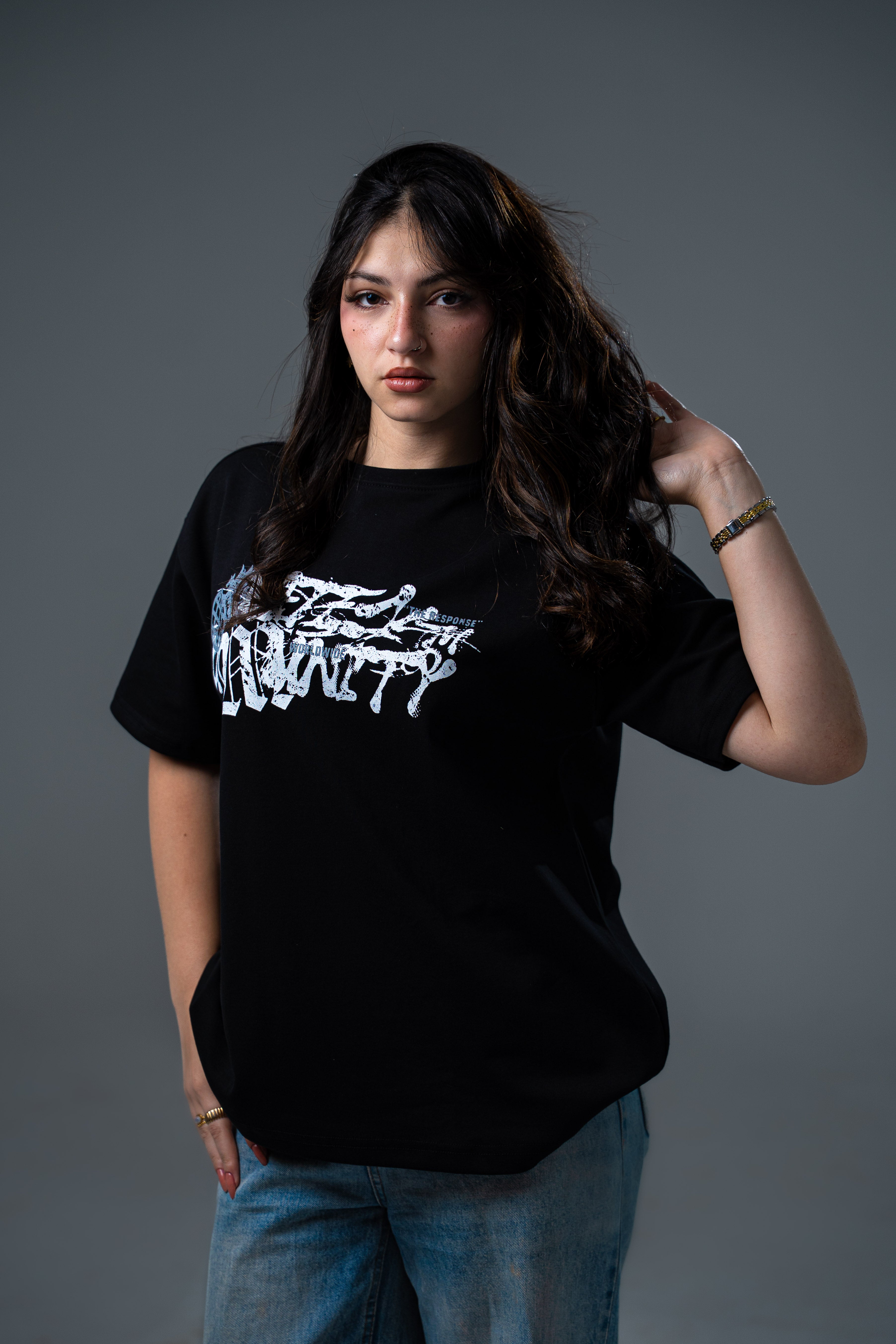 The "Hell’s Roll" Oversized Graphic Tee