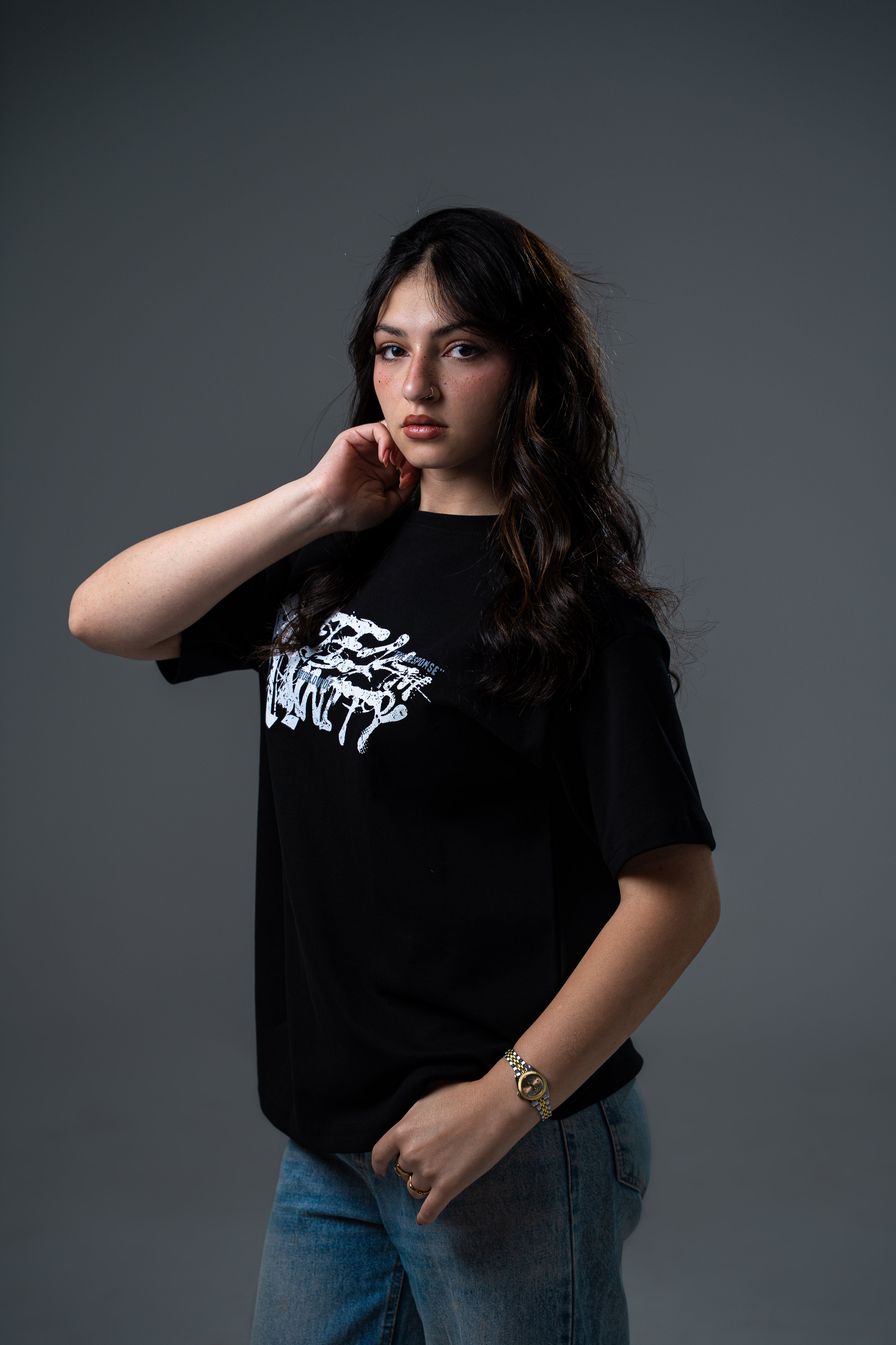 The "Hell’s Roll" Oversized Graphic Tee