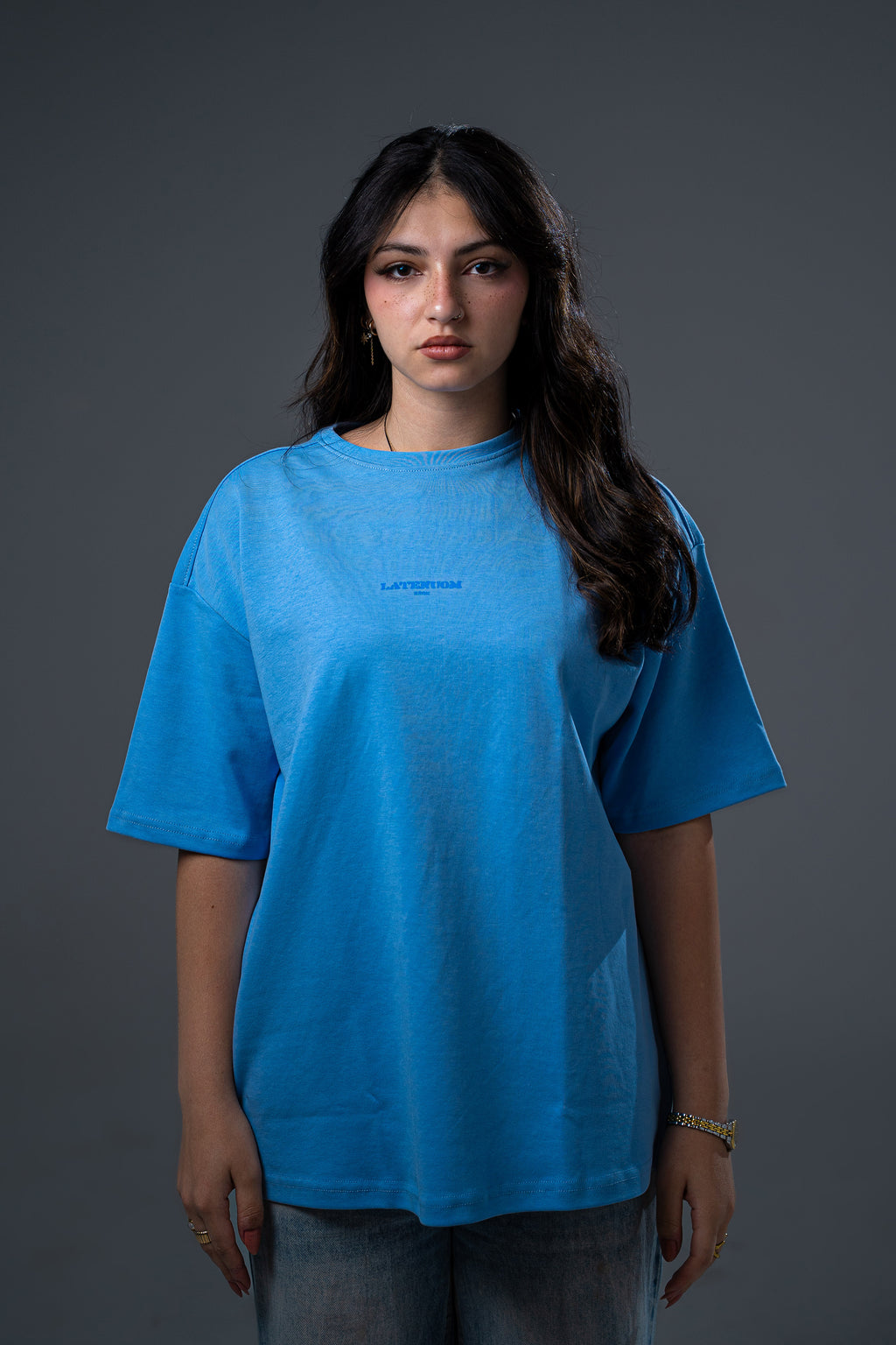 TEES LATENUOM Wild Driving Baby blue