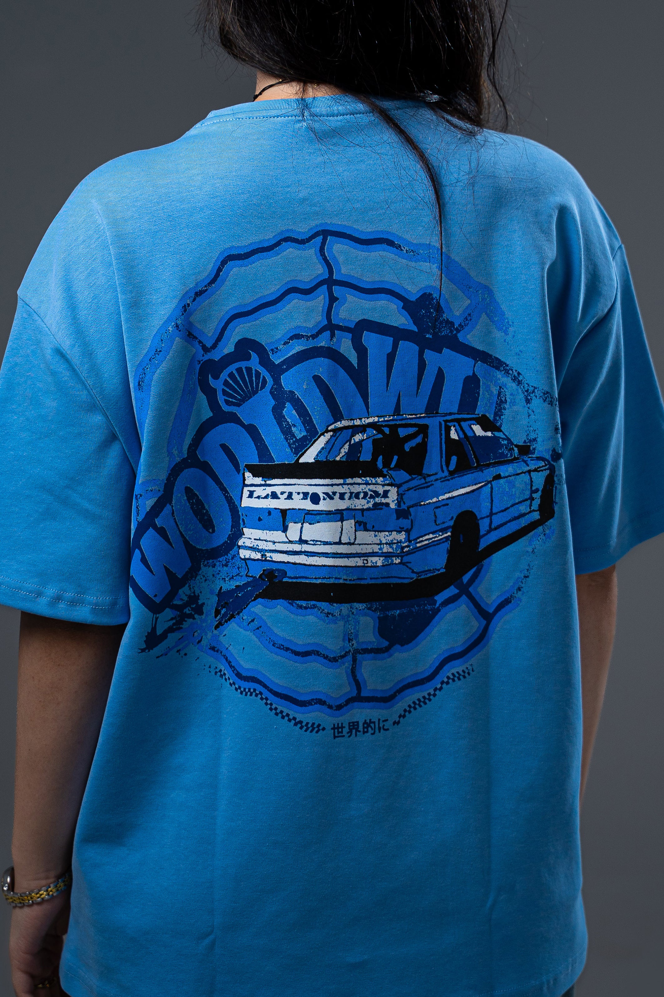 TEES LATENUOM Wild Driving Baby blue