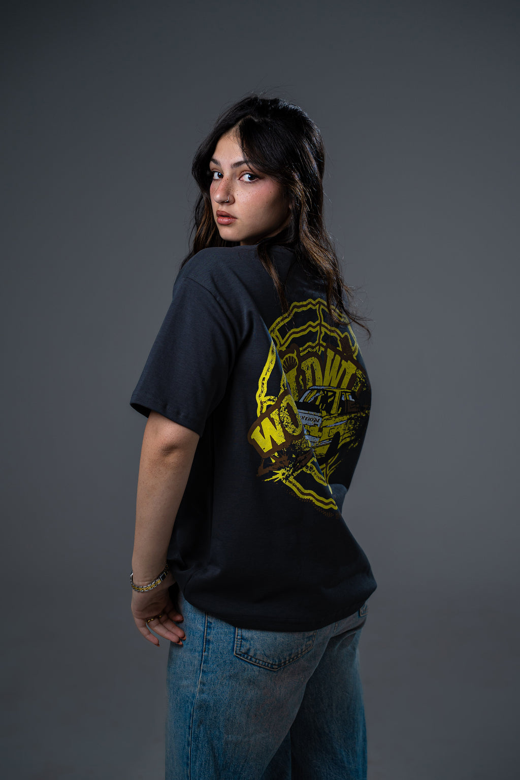 TEES LATENUOM Wild Driving Gray