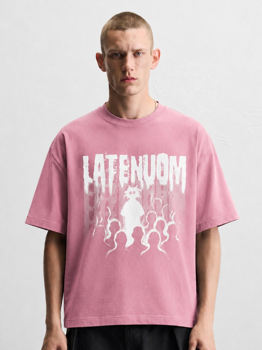 LATENOOM – Lost in the Crowd Pink (Box Fit )