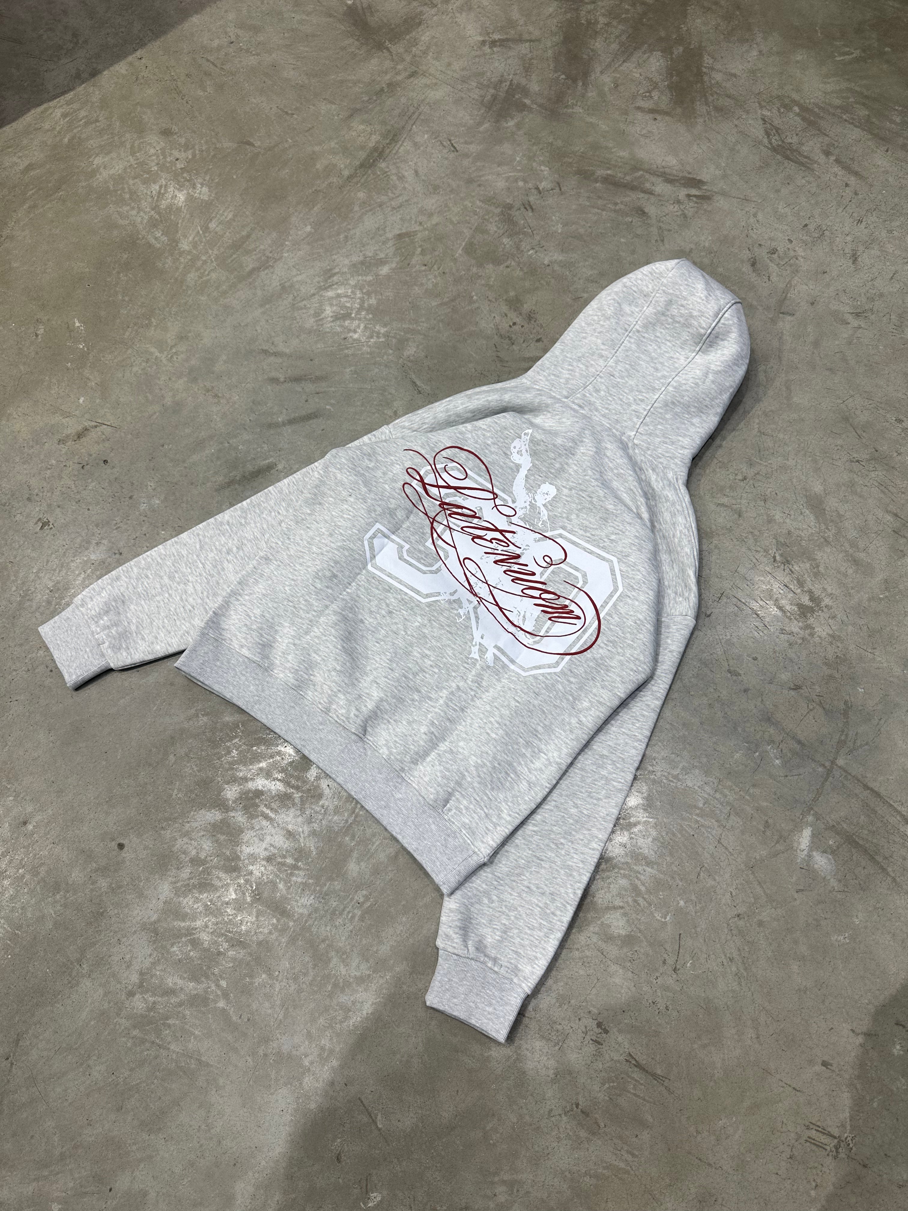 Heritage Script Hoodie – Grey