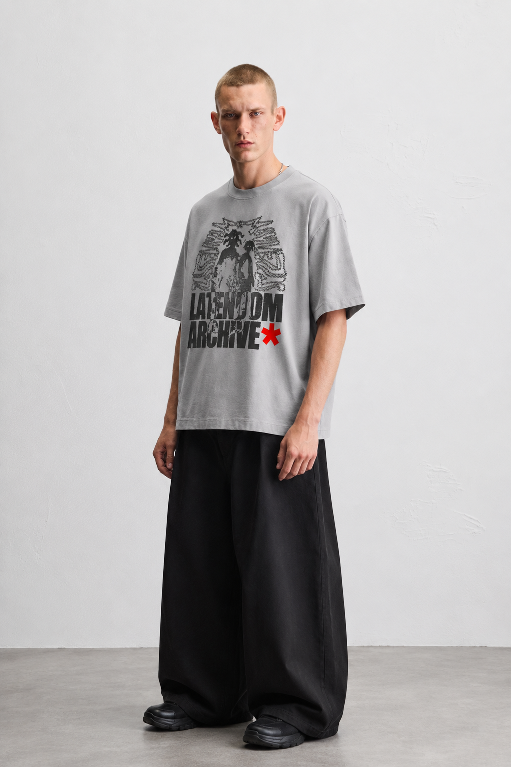 Tee  Archive shadow Gray (Box Fit)