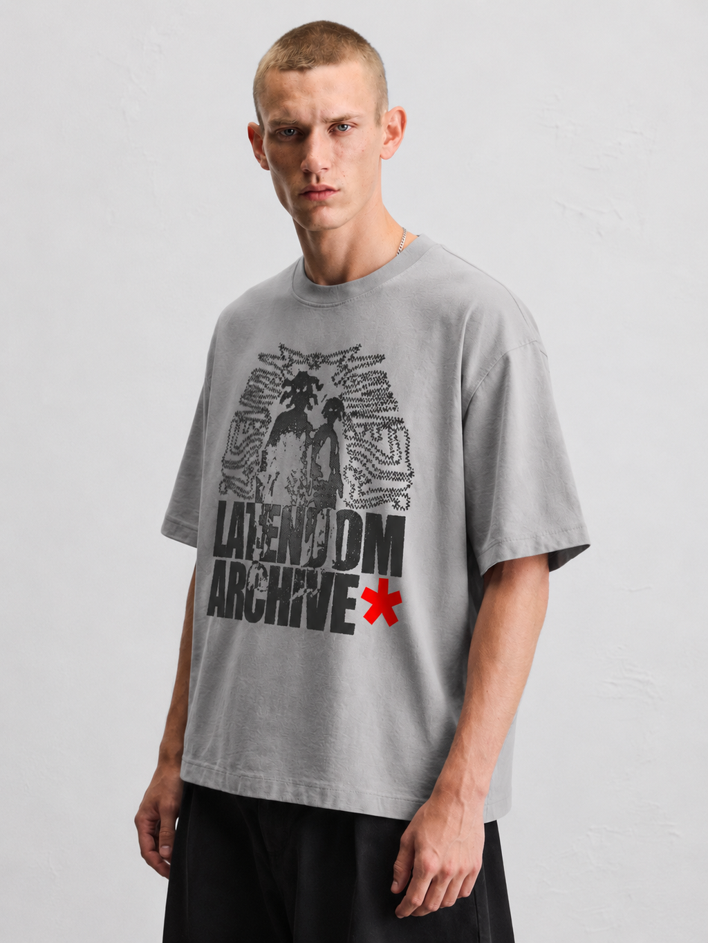Tee  Archive shadow Gray (Box Fit)