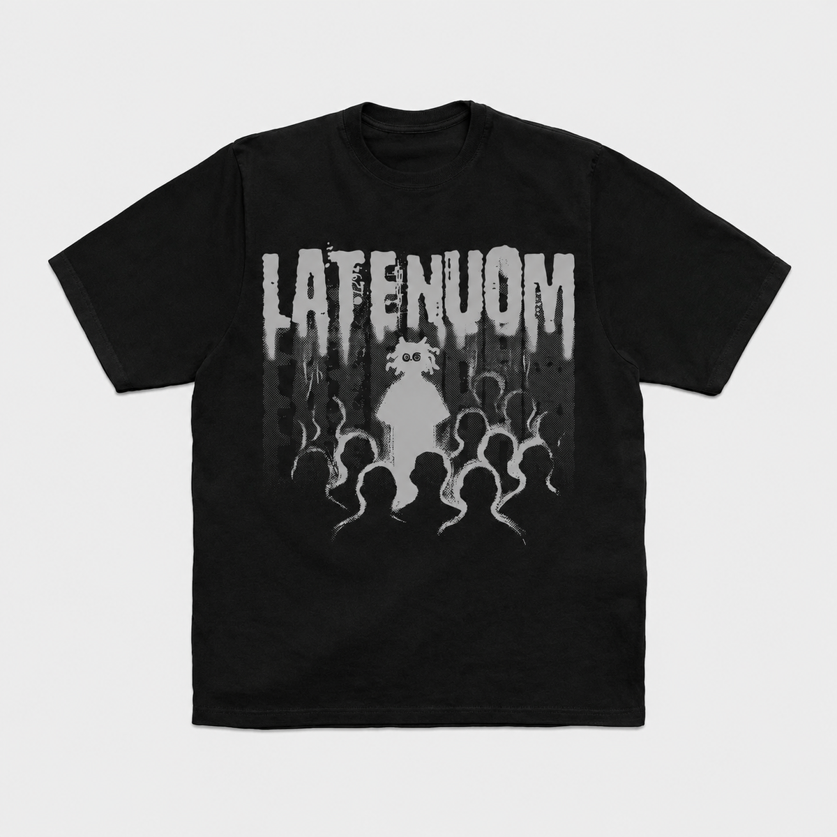 LATENOOM – Lost in the Crowd Black (Box Fit )