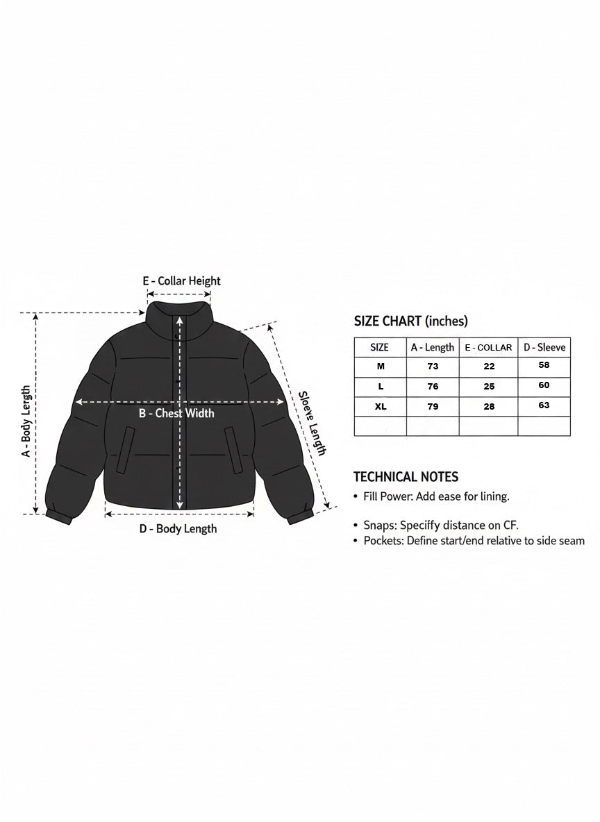 LATENUOM Puffer Jacket