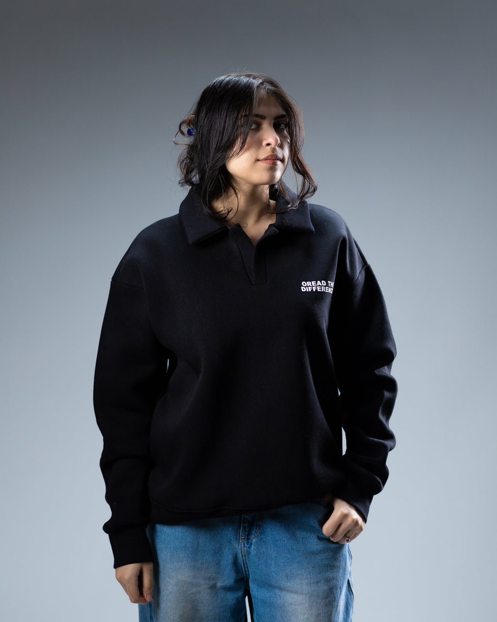 Polo Hoodie OREAD THE DIFFERENCE