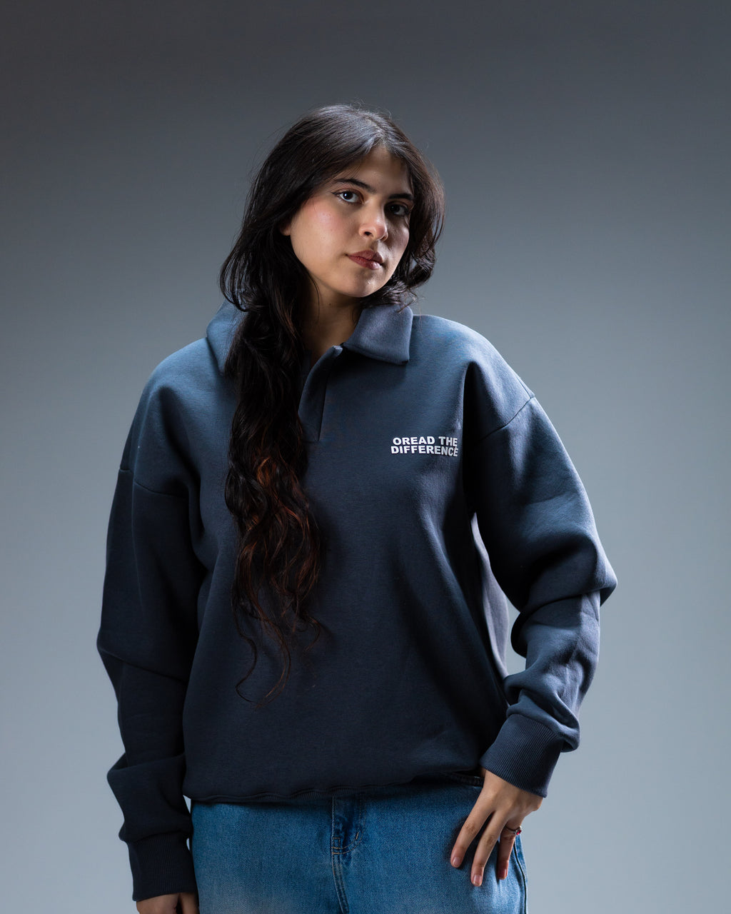 Polo Hoodie OREAD THE DIFFERENCE