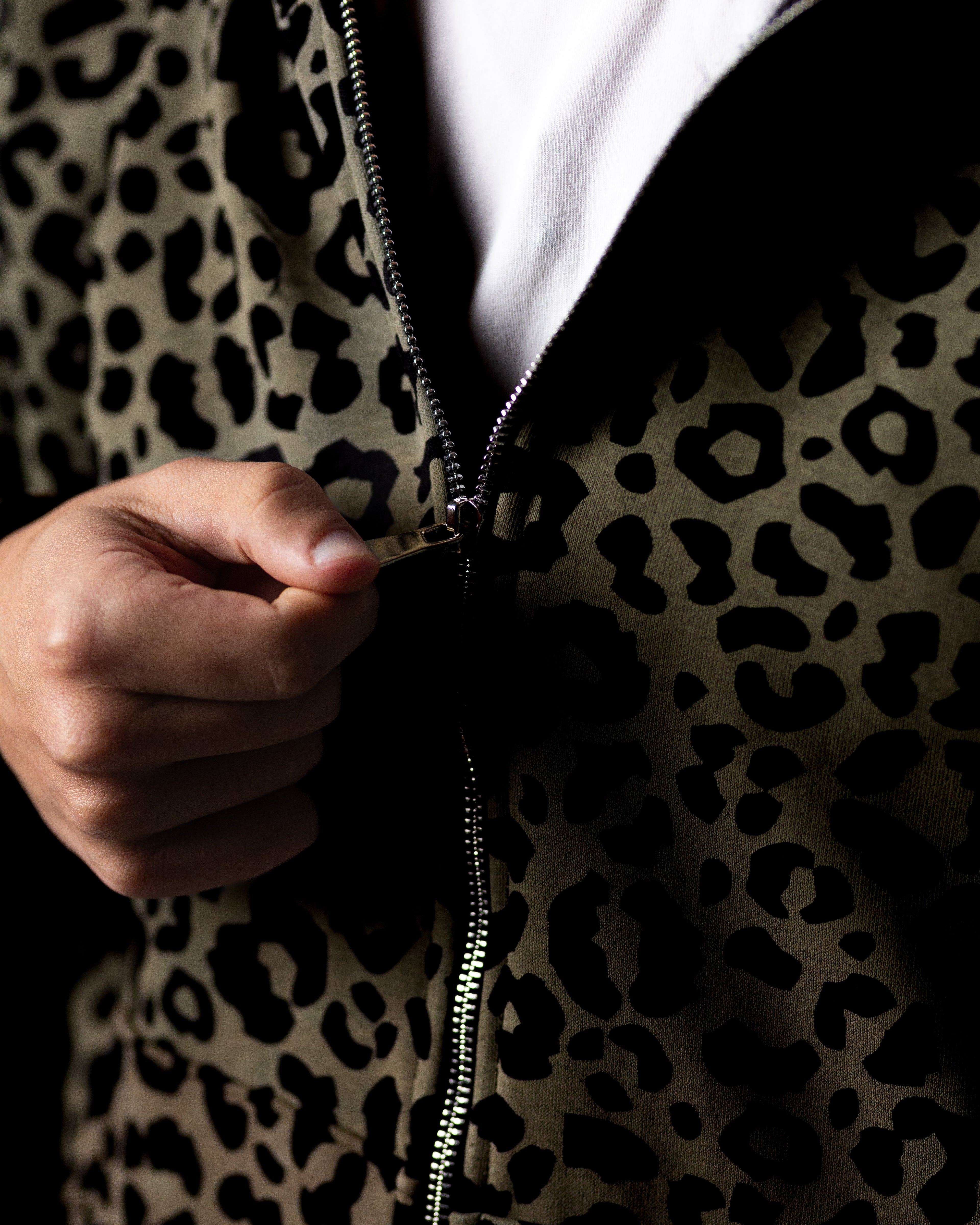 Hoodie Zipper SILVER TIGER