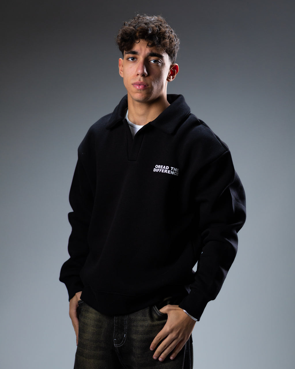 Polo Hoodie OREAD THE DIFFERENCE