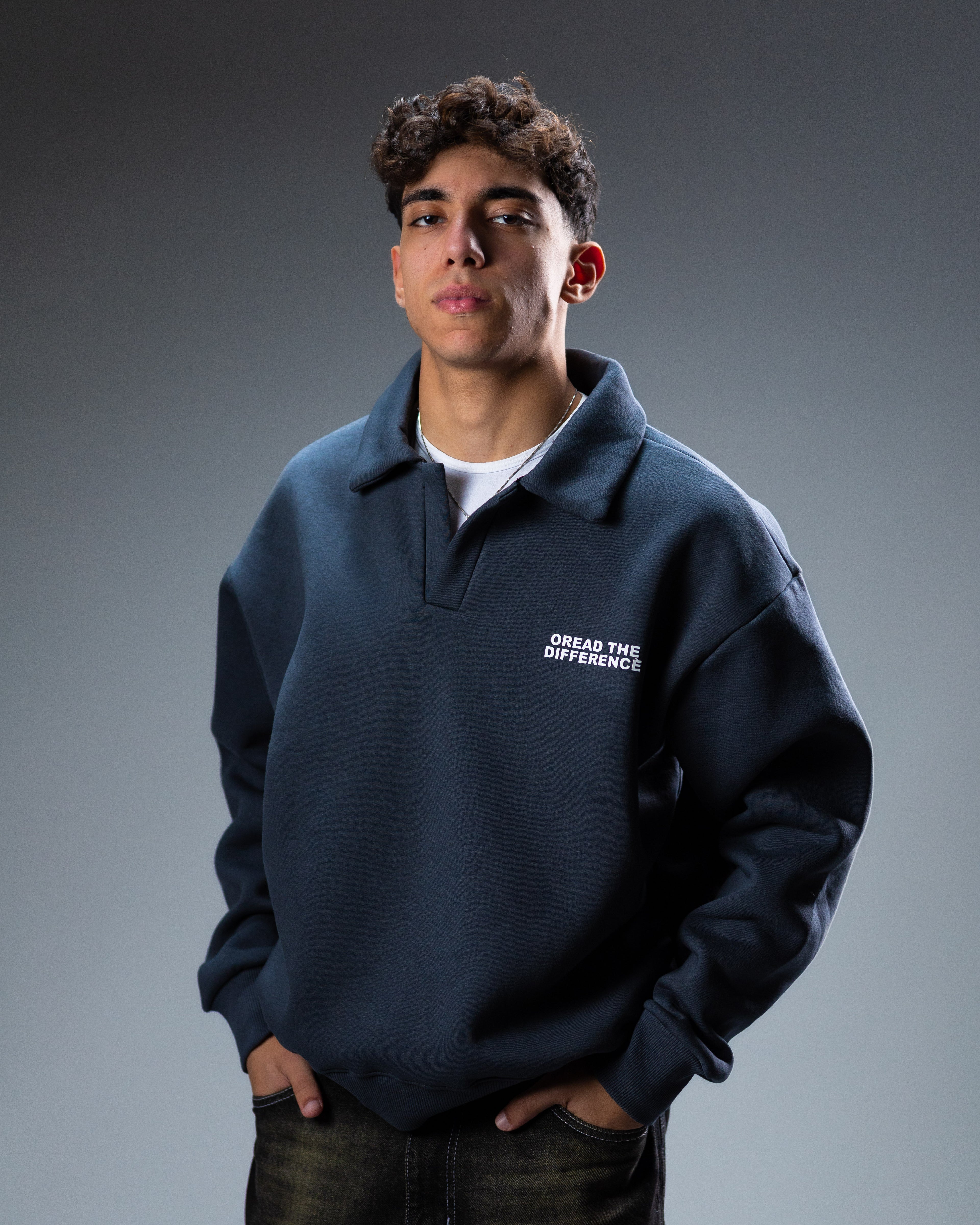 Polo Hoodie OREAD THE DIFFERENCE