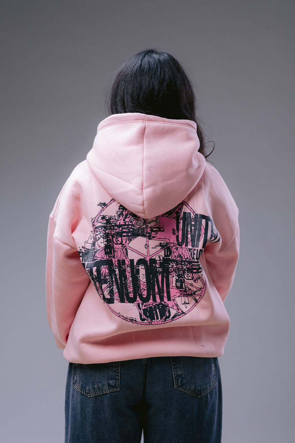 PINK LATENUOM SS26 Hoodie with an oversized